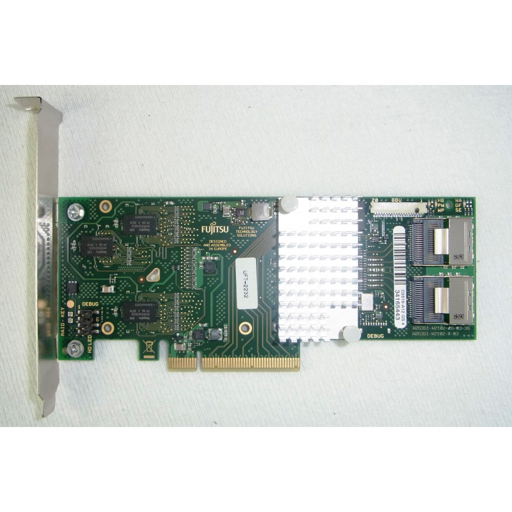 Raid Controller SAS SATA Primergy D2616A12 PCIe x8 512MB